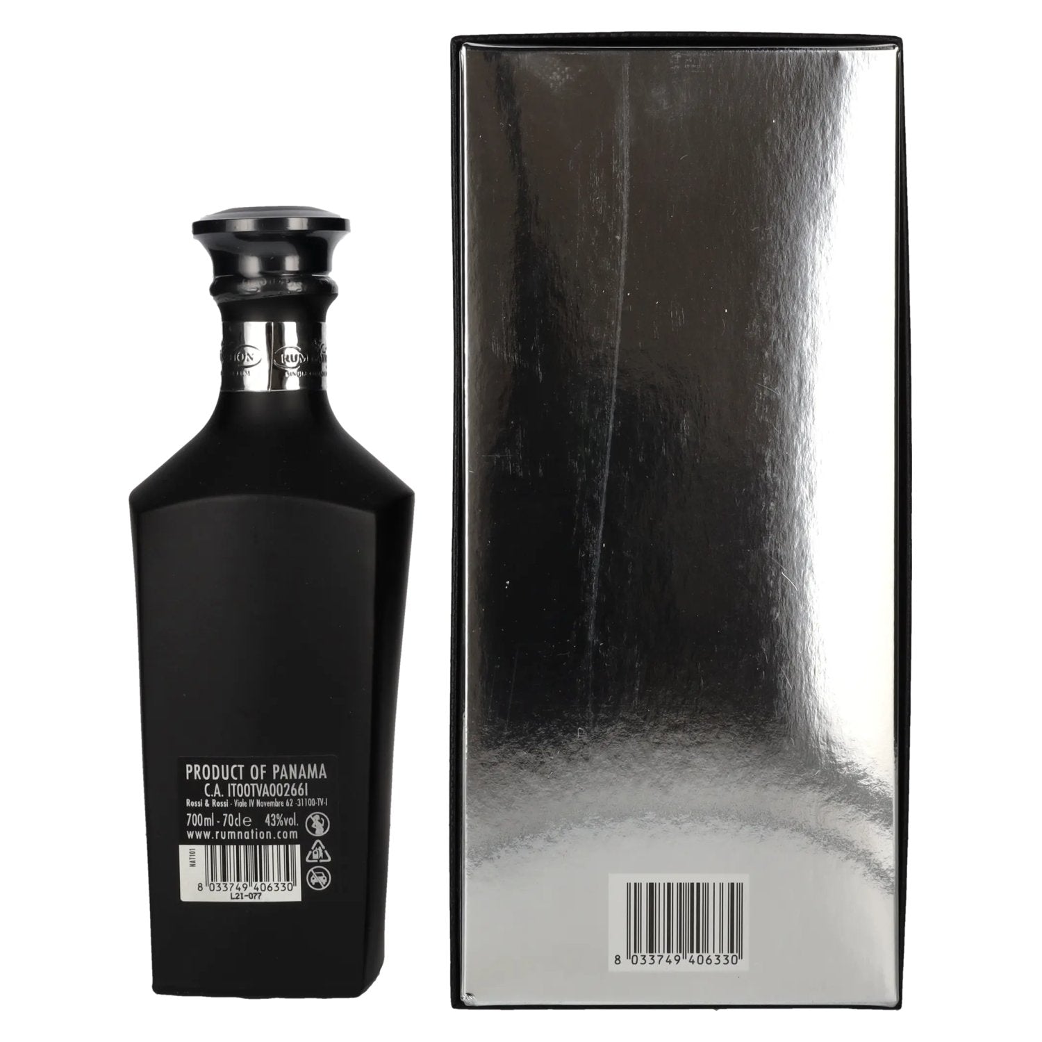 Rum Nation Panama 21 Years Old Black Edition 43% Vol. 0,7l en boîte cadeau
