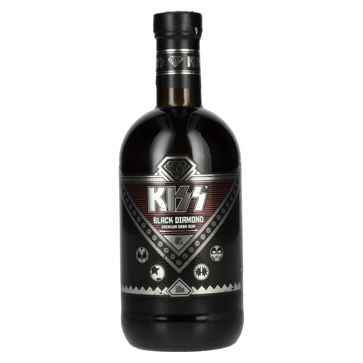 Kiss Black Diamond Premium Dark Rum 40% Vol. 0,5l