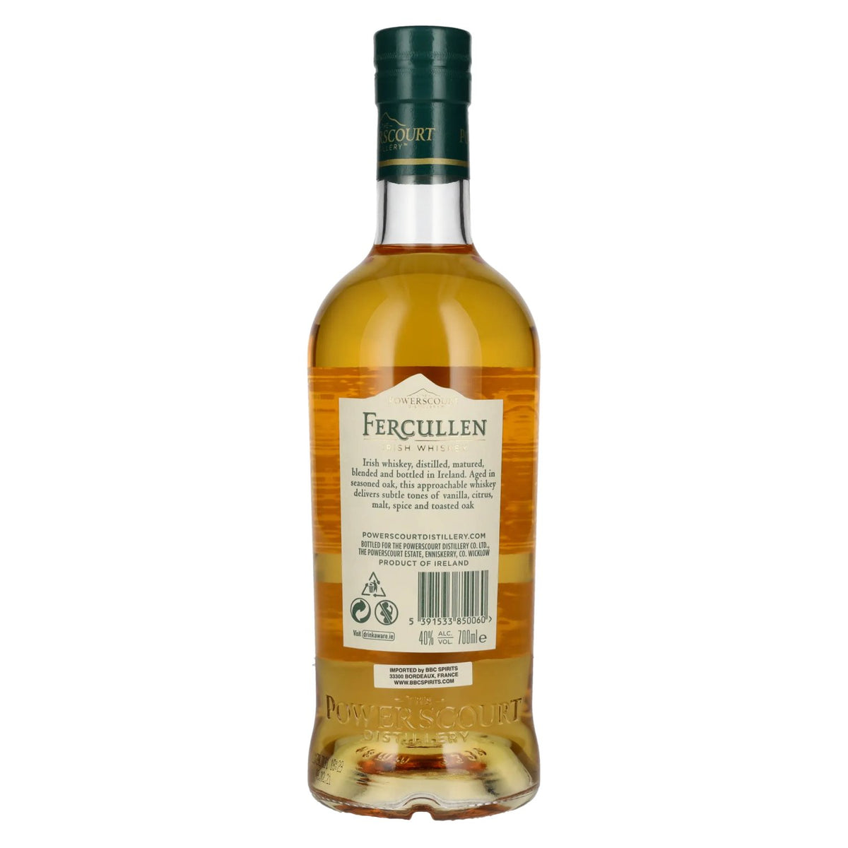 Fercullen 8 Years Premium Blended Irish Whisky Premium BLEND 40% Vol. 0,7l
