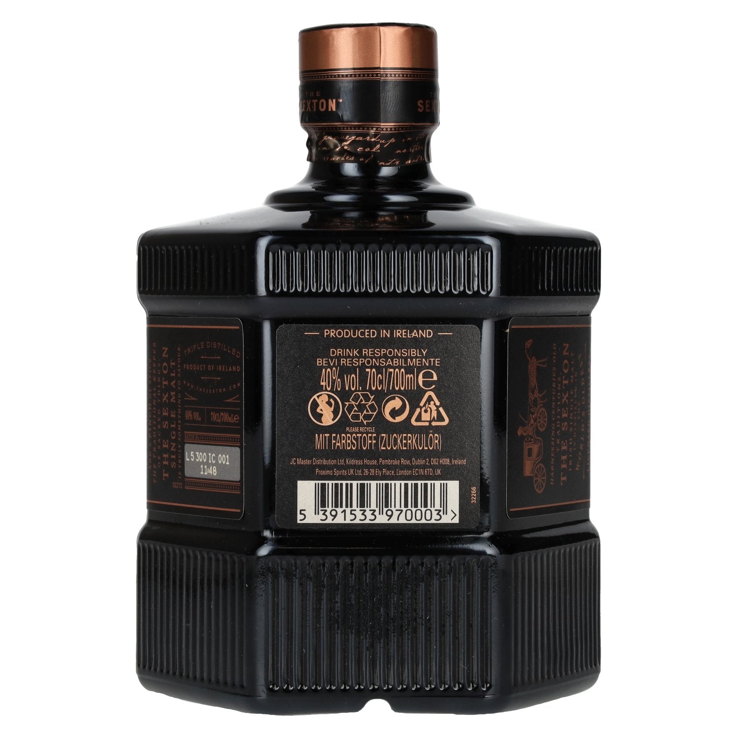 The Sexton Single Malt Irish Whiskey 40% Vol. 0,7l