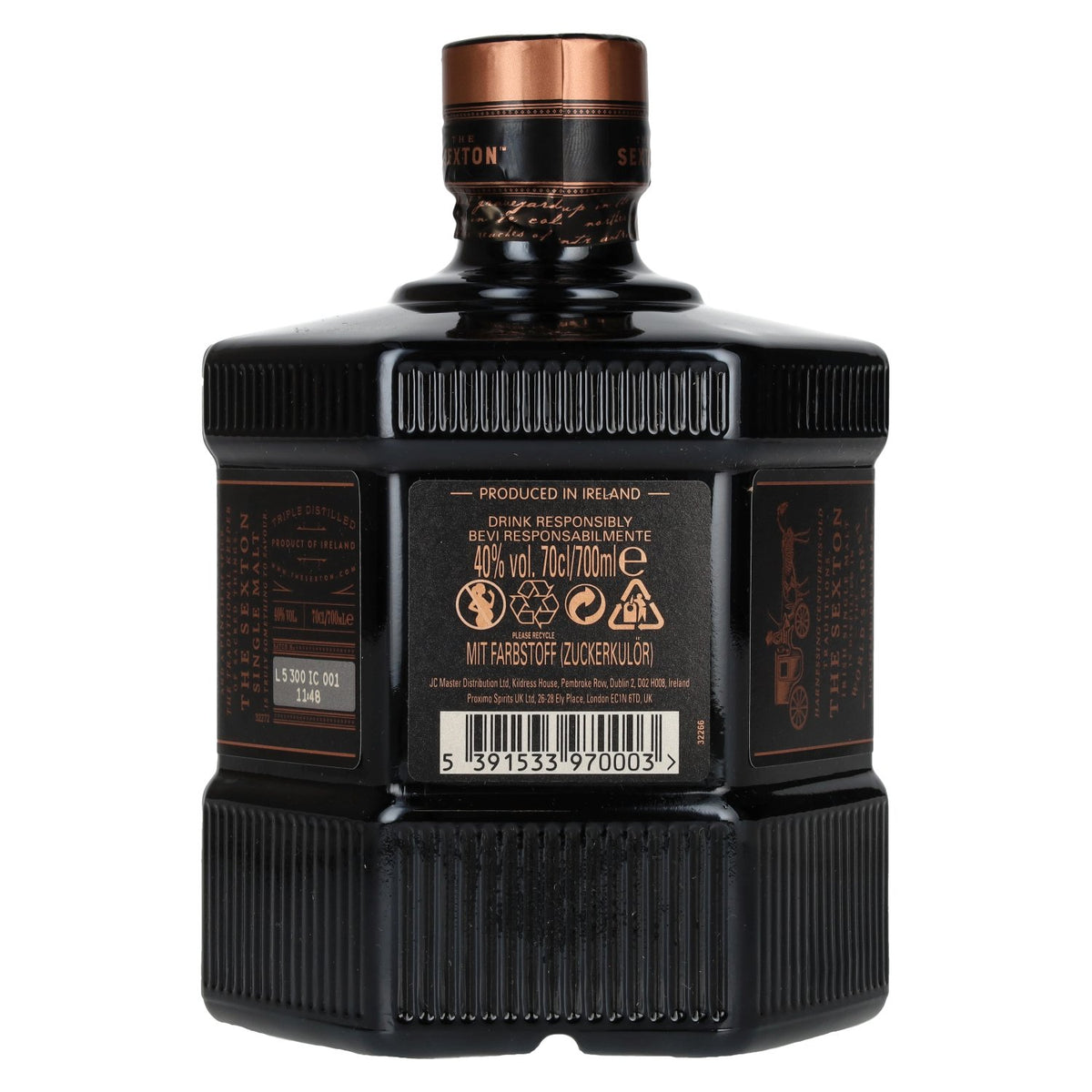 The Sexton Single Malt Irish Whiskey 40% Vol. 0,7l