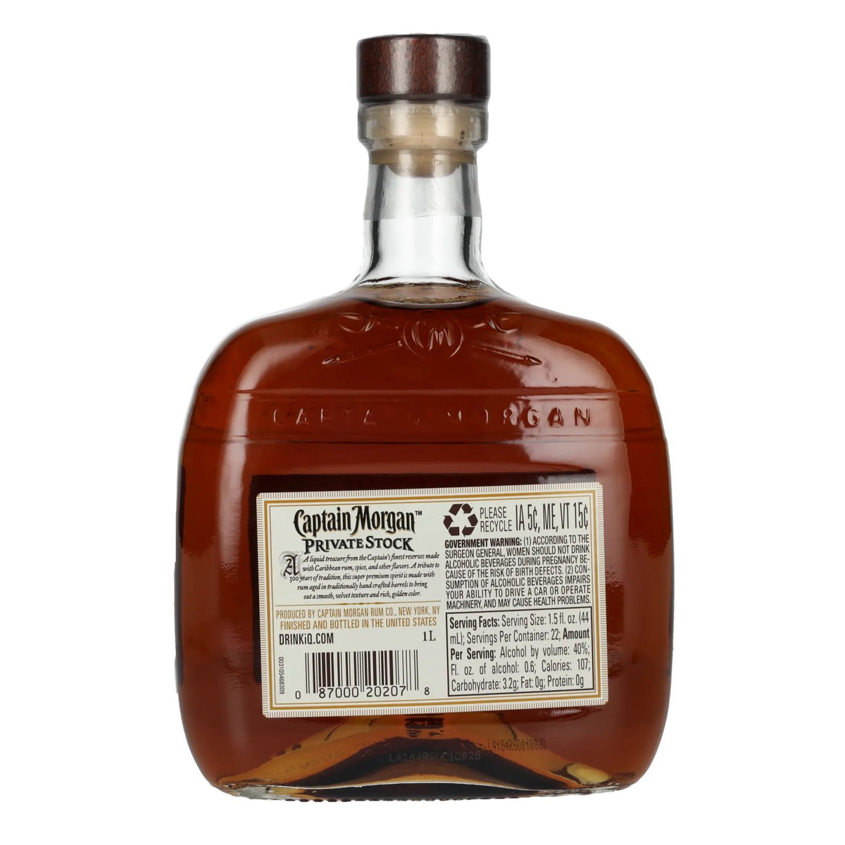 Captain Morgan Private Stock Premium Barrel 40% vol. 1l