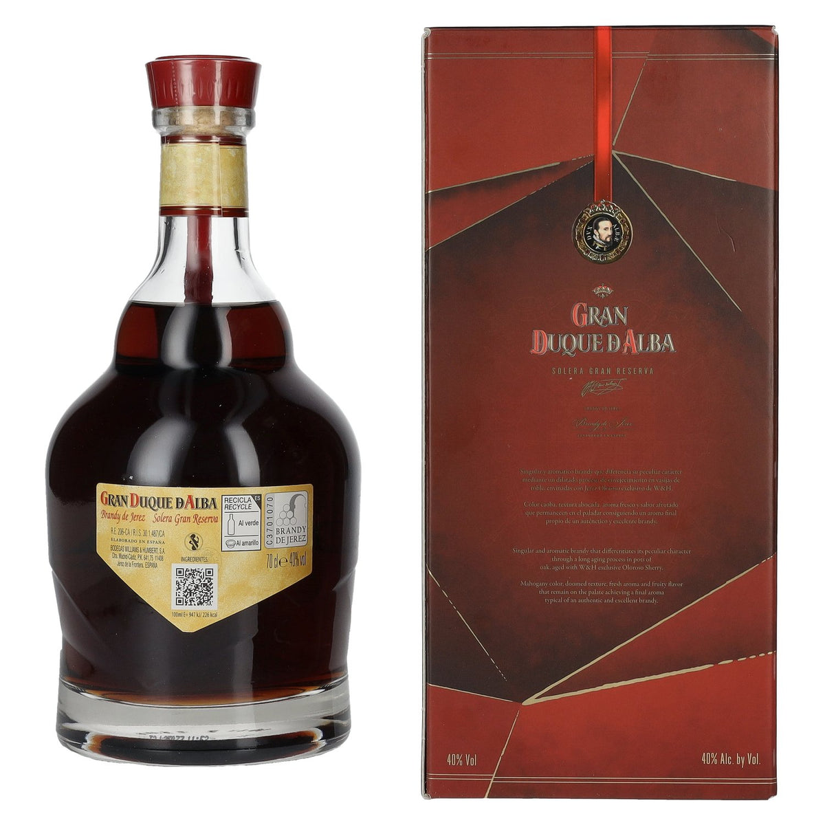 Gran Duque D'Alba Solera Gran Reserva Brandy de Jerez 40% Vol. 0,7l in gift box