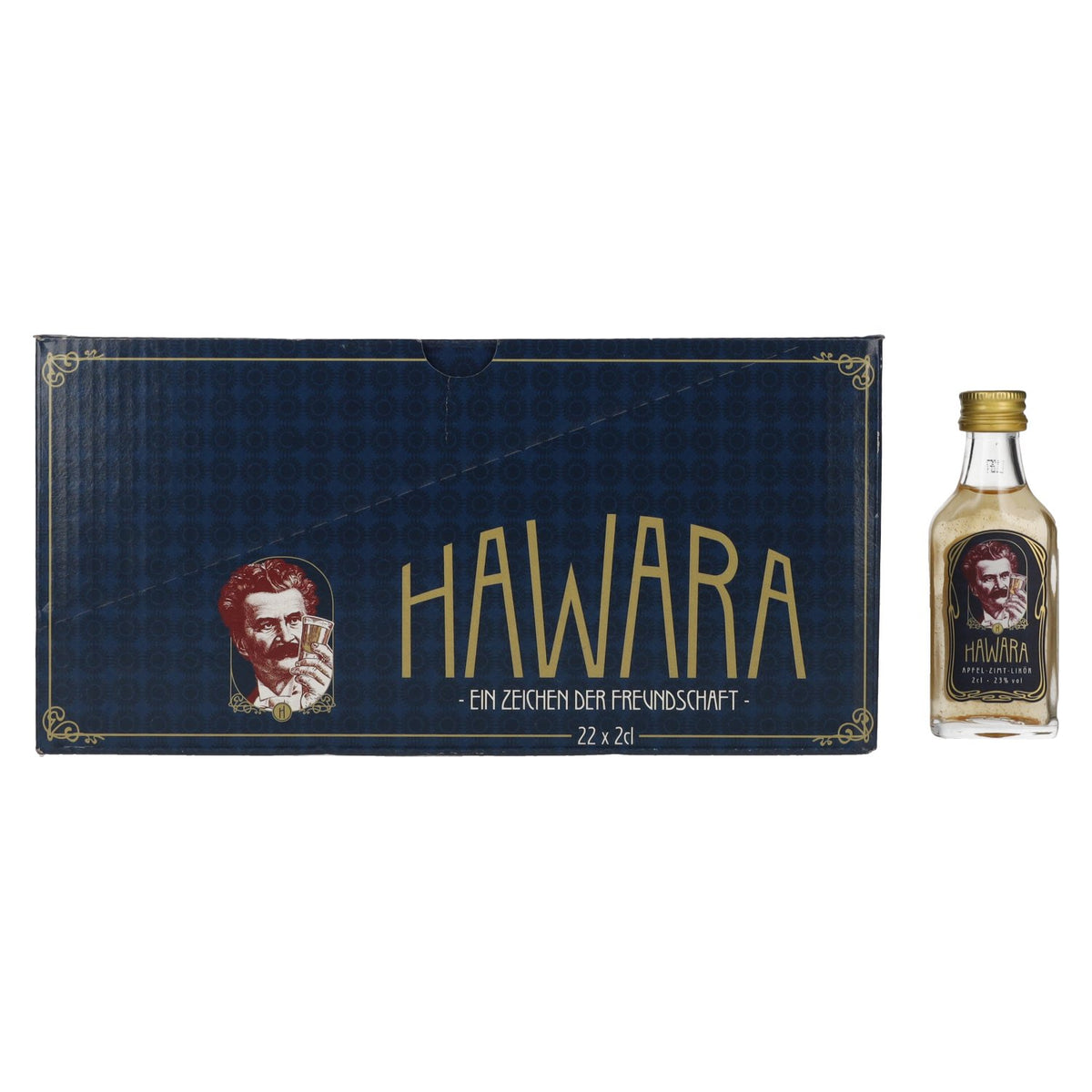 HAWARA Liqueur de pomme et de cannelle 23% vol. 22x0,02l