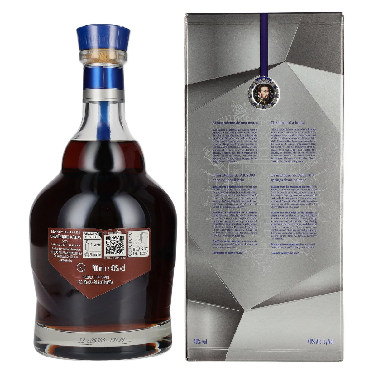 Gran Duque D'Alba XO 40% vol. 0,7l en coffret cadeau