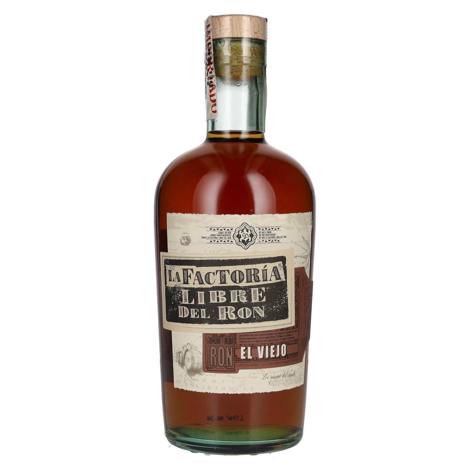 La Factoría Libre del Ron El Viejo 40% vol. 0,7l