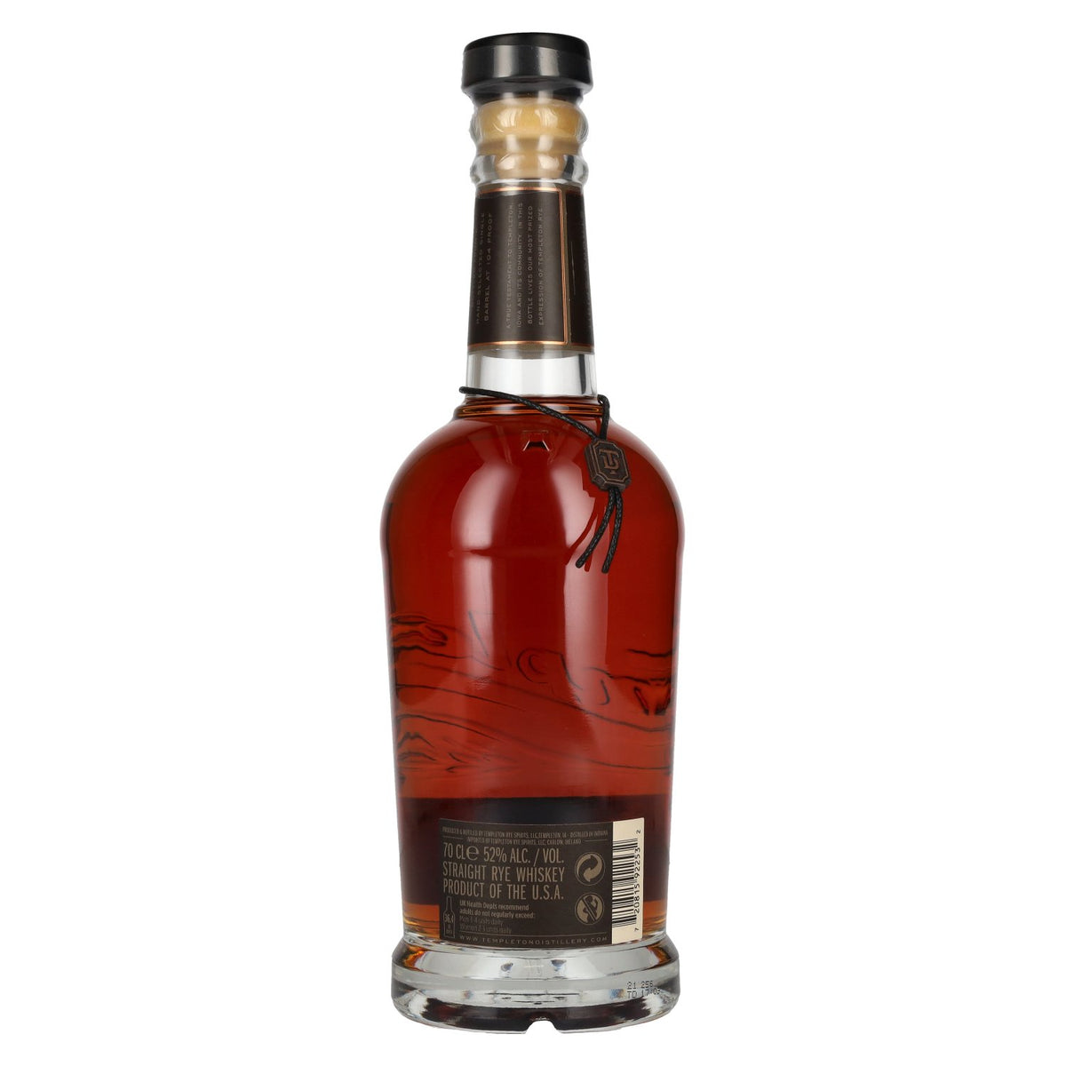 Templeton RYE 10 Years Old SINGLE BARREL Straigth Rye Whiskey 52% Vol. 0,7l