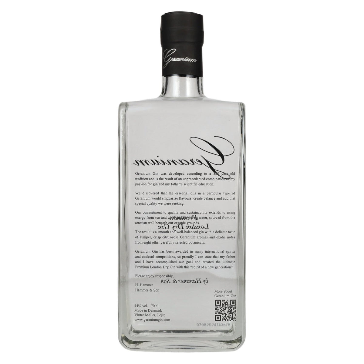 Geranium Premium London Dry Gin 44% ABV 0.7l