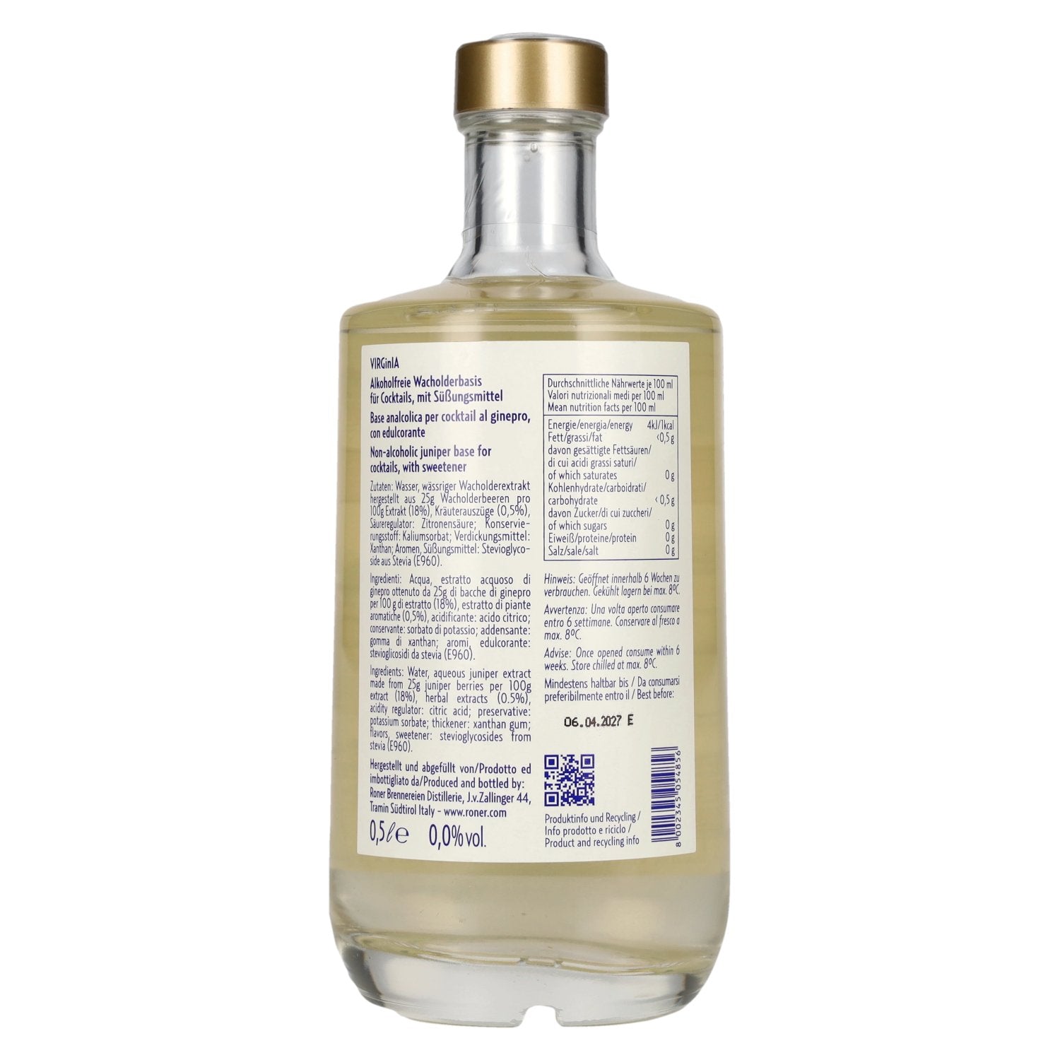 Roner VIRGinIA alkoholfrei 0,5l