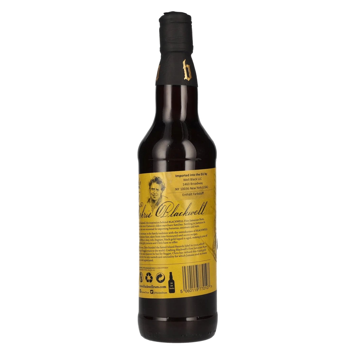 Blackwell Fine Jamaican Rum 40% vol. 0,7l