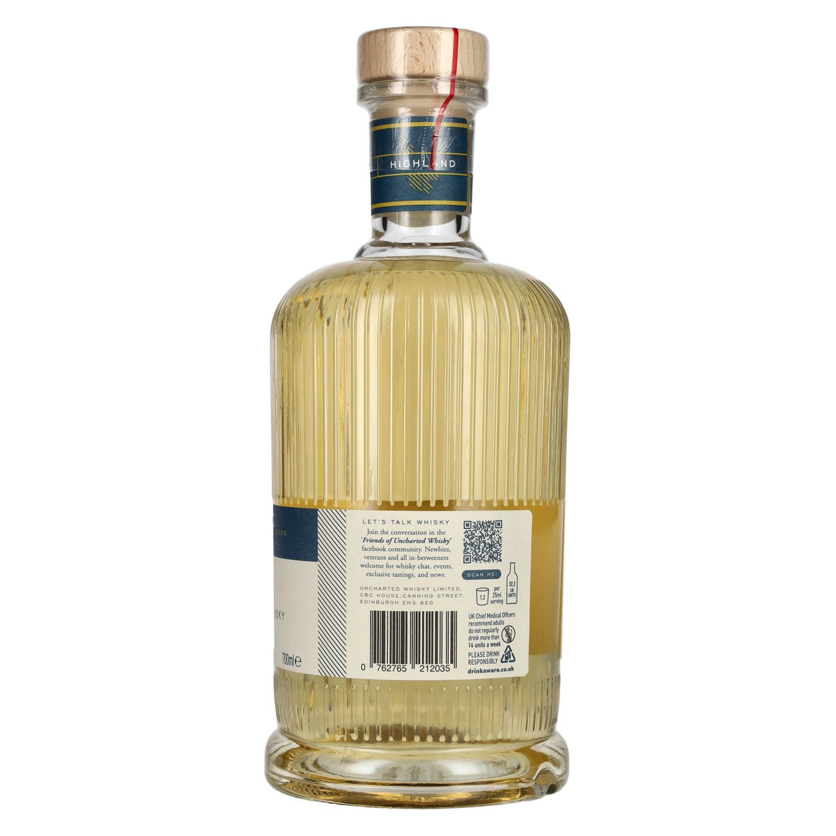Uncharted Whisky Co 8 Years Old Small Batch Single Malt Scotch Whisky 2017 46% Vol. 0,7l