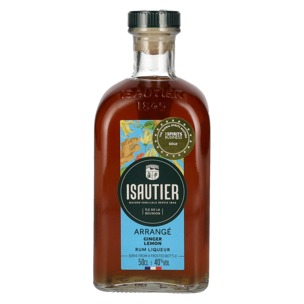 Isautier Arrangé GINGER LEMON Liqueur de rhum 40% vol. 0,5l