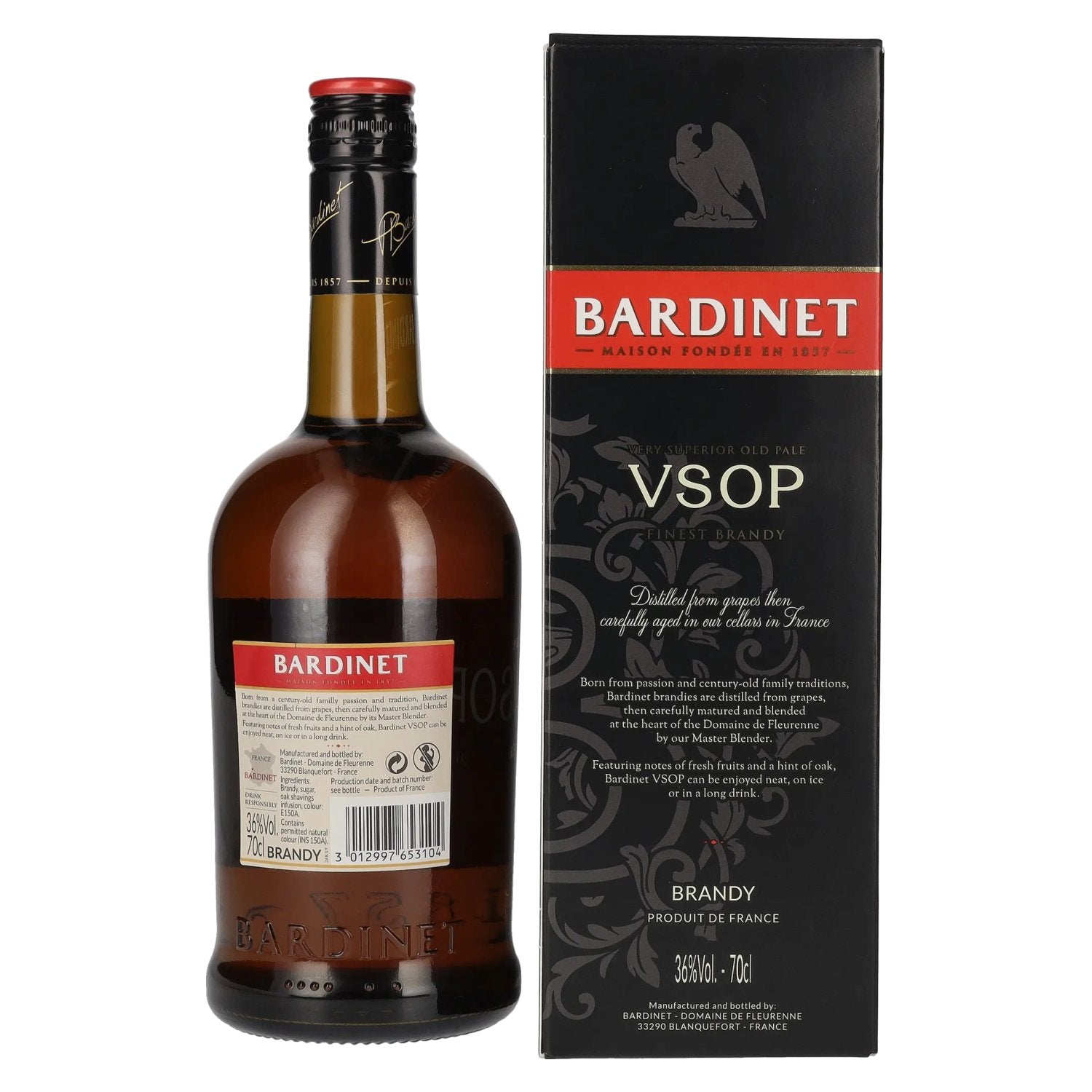 Bardinet VSOP Finest Brandy 36% Vol. 0,7l in Geschenkbox