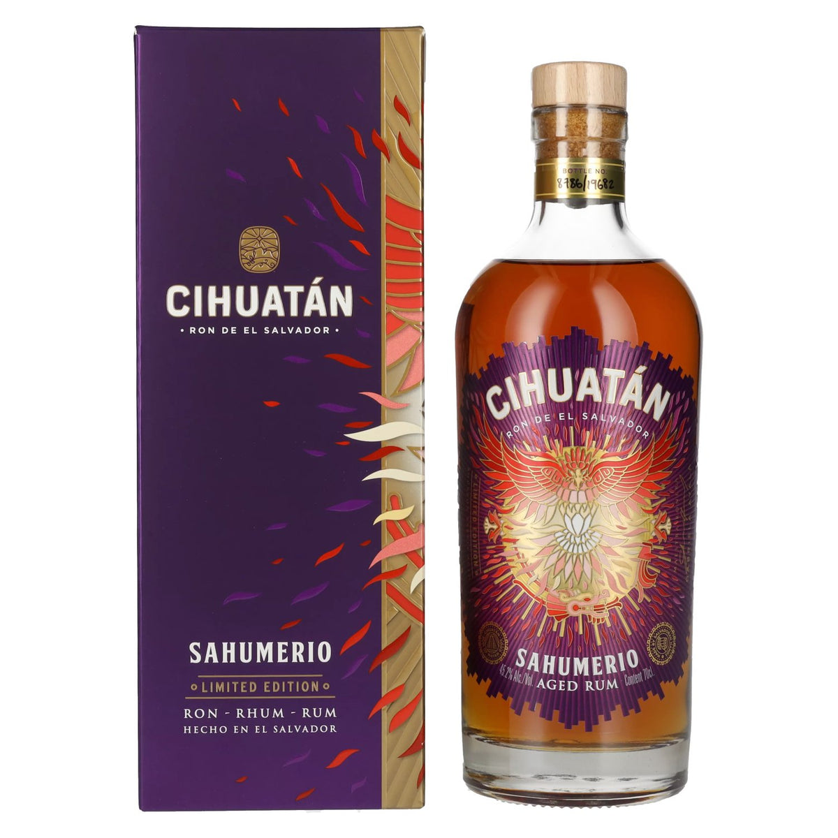 Cihuatán SAHUMERIO Rum Limited Edition 45.2% ABV 0.7l in a gift box