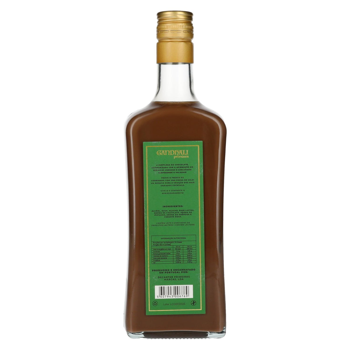 Gandhali Premium Dubai Chocolate Liqueur 15% Vol. 0,7l