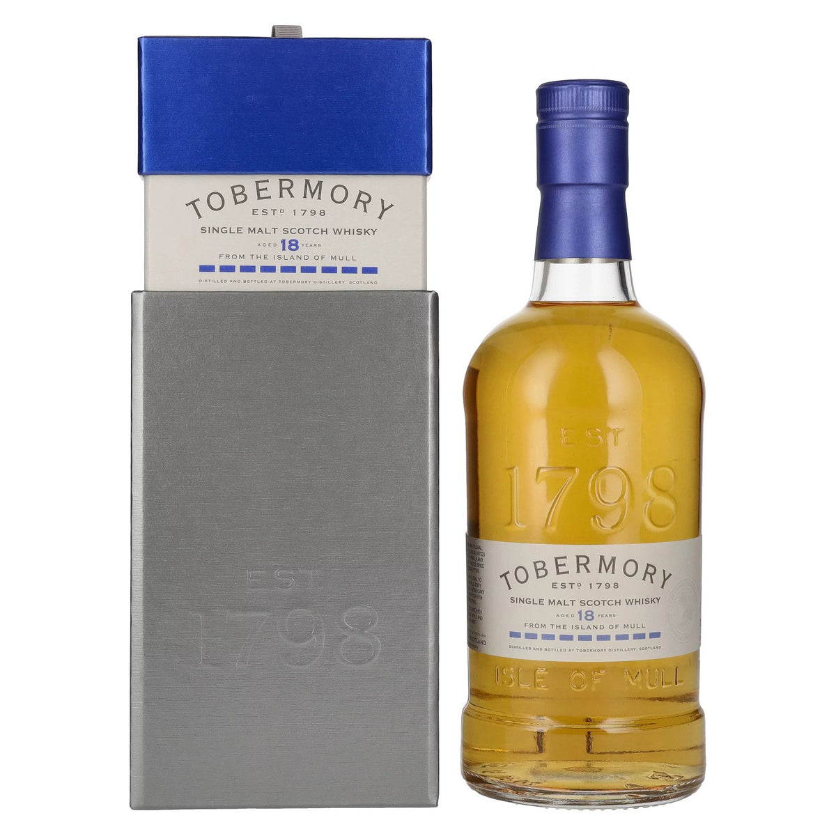 Tobermory 18 Years Old BOURBON FINISH 46,3% vol. 0,7l en boîte cadeau