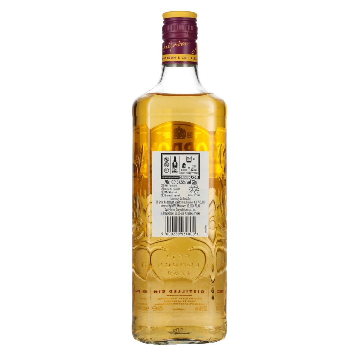 Gordon's TROPICAL PASSIONFRUIT Distilled Gin 37,5% Vol. 0,7l