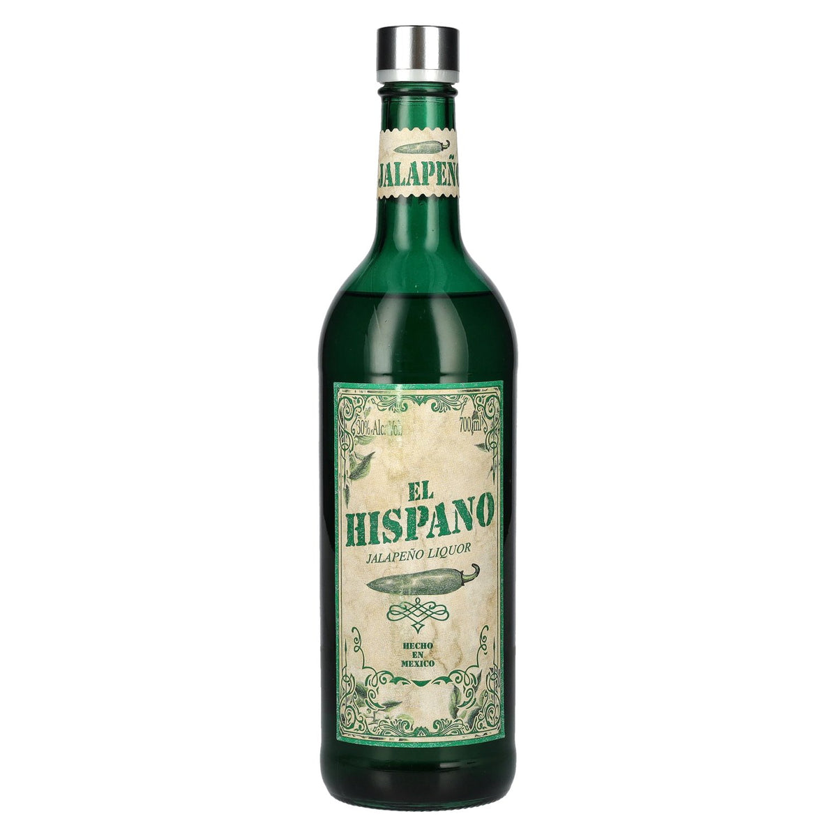 El Hispano Jalapeño Liquor 30% vol. 0,7l