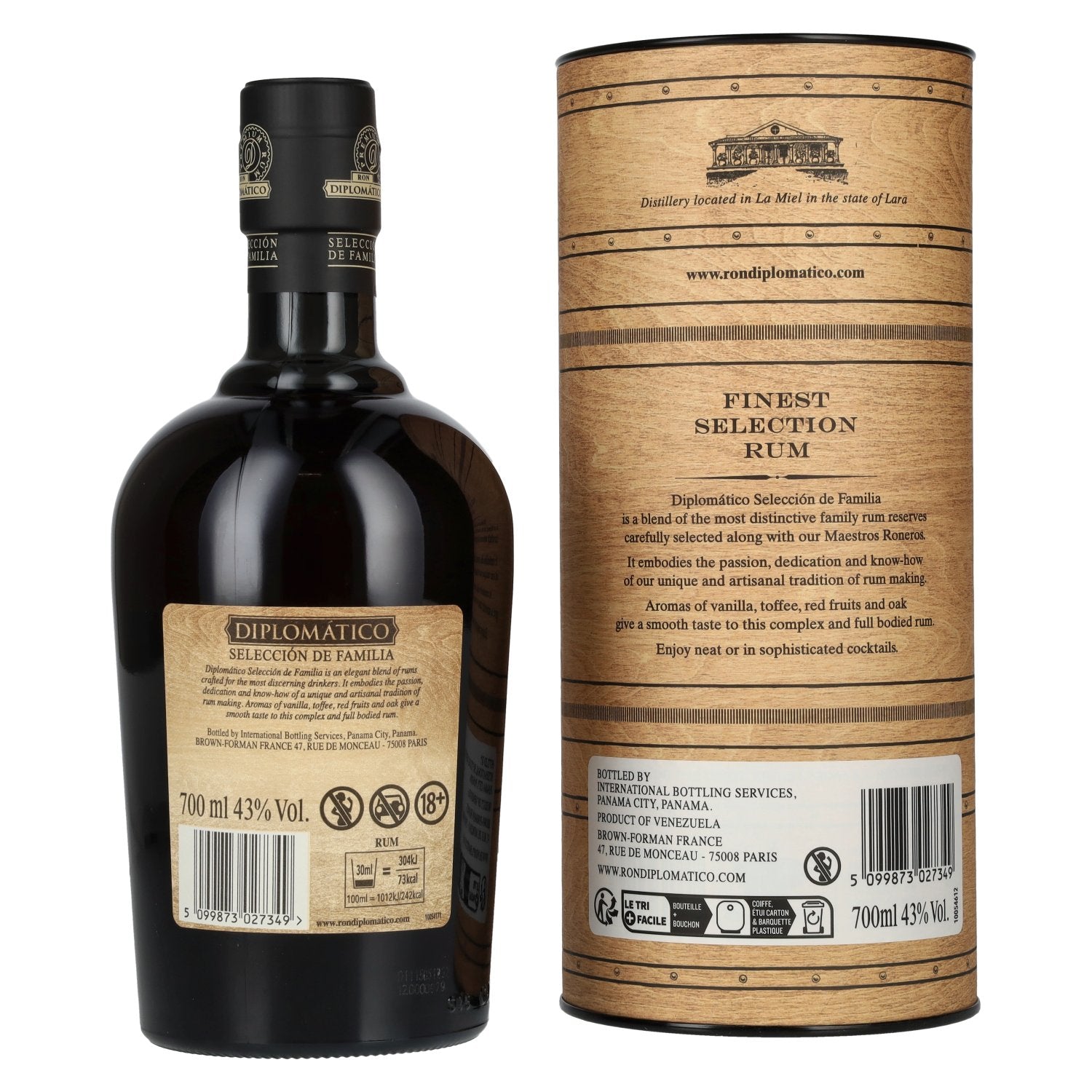 Diplomático SELECCIÓN DE FAMILIA Rum 43% Vol. 0,7l in gift box
