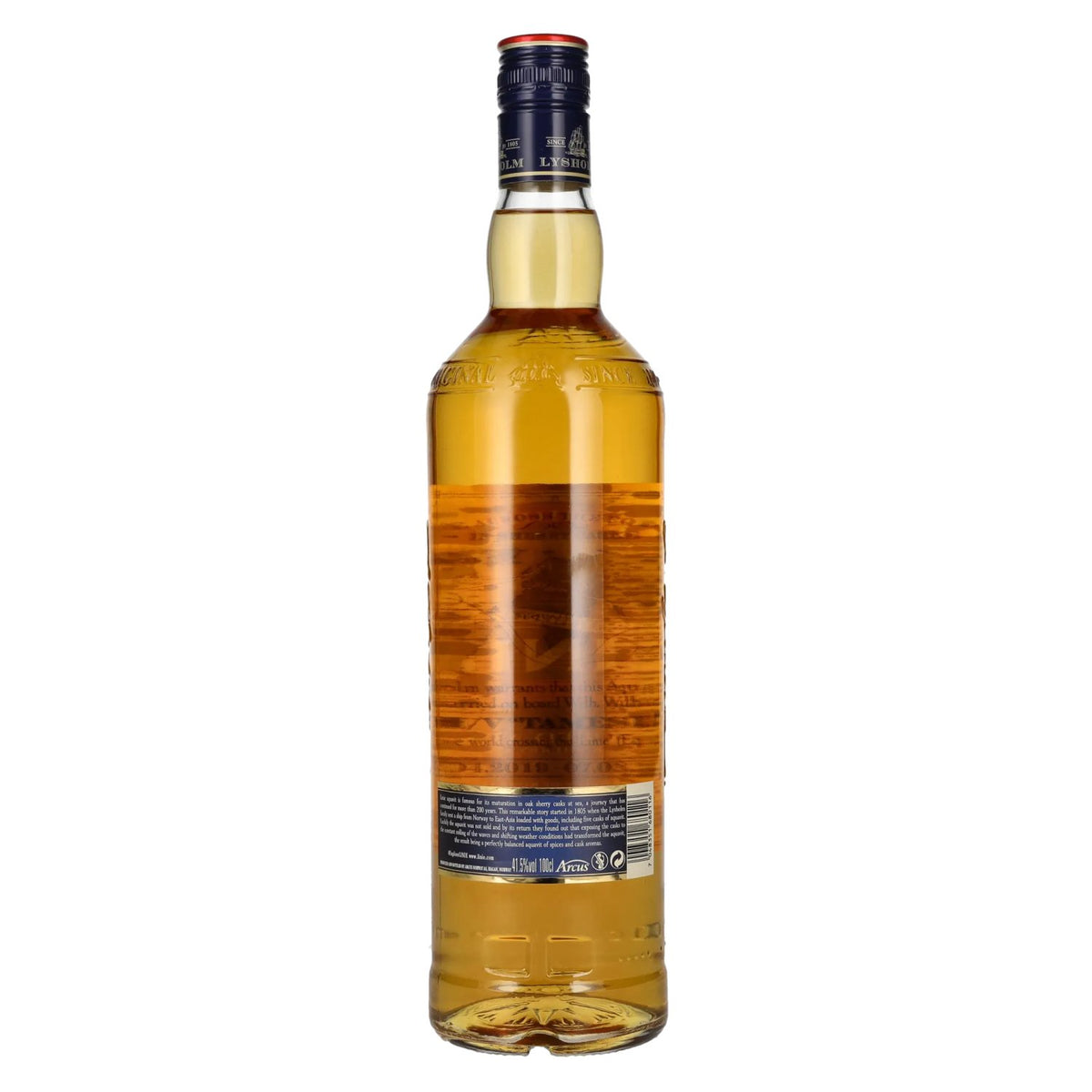 Linie Aquavit Authentic 41.5% ABV 1 litre
