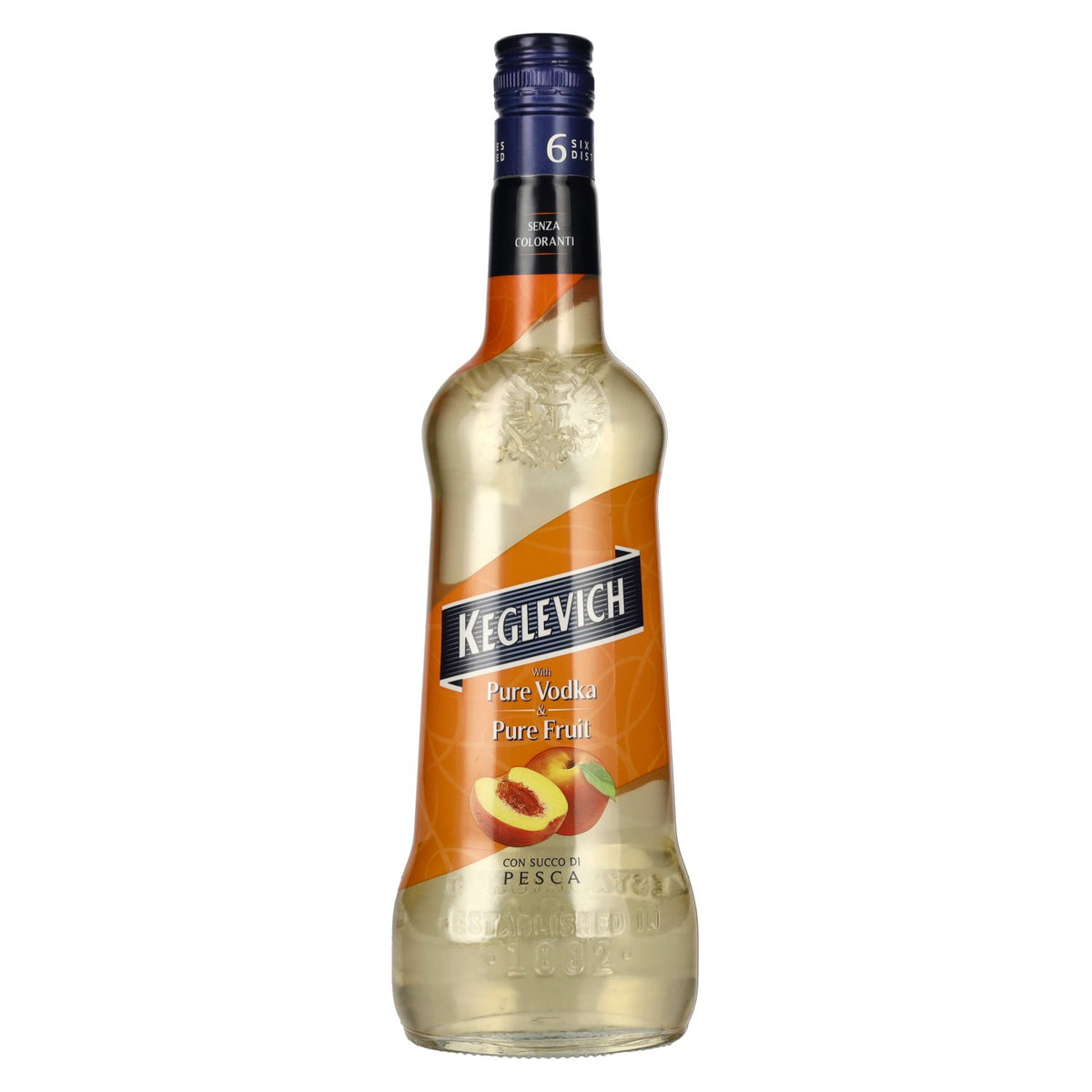 Keglevich with Pure Vodka &amp; Pure Fruit PESCA 18% Vol. 0,7l