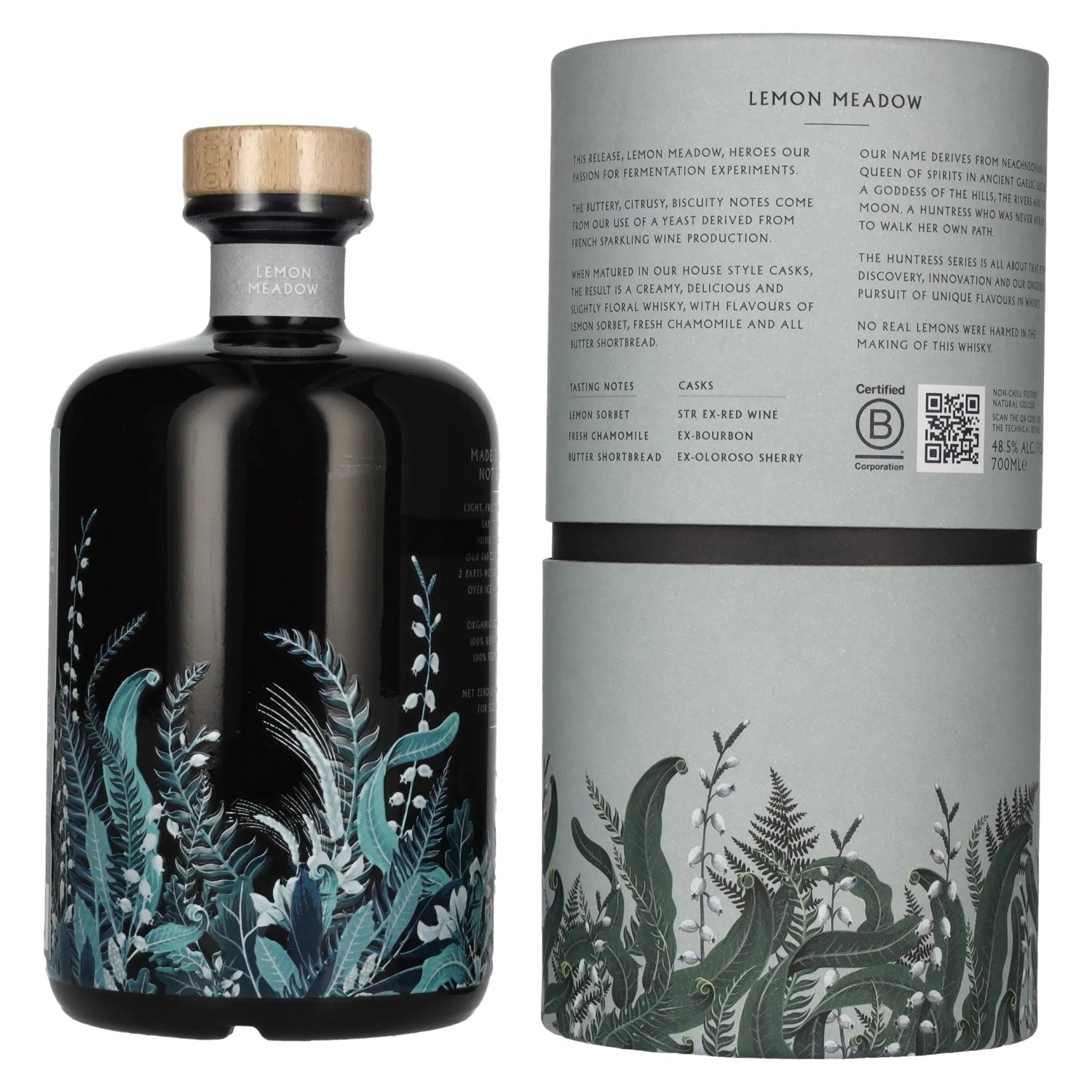 NC'NEAN Huntress Lemon Meadow Single Malt Scotch Whisky Organic 48,5% Vol. 0,7l in Geschenkbox