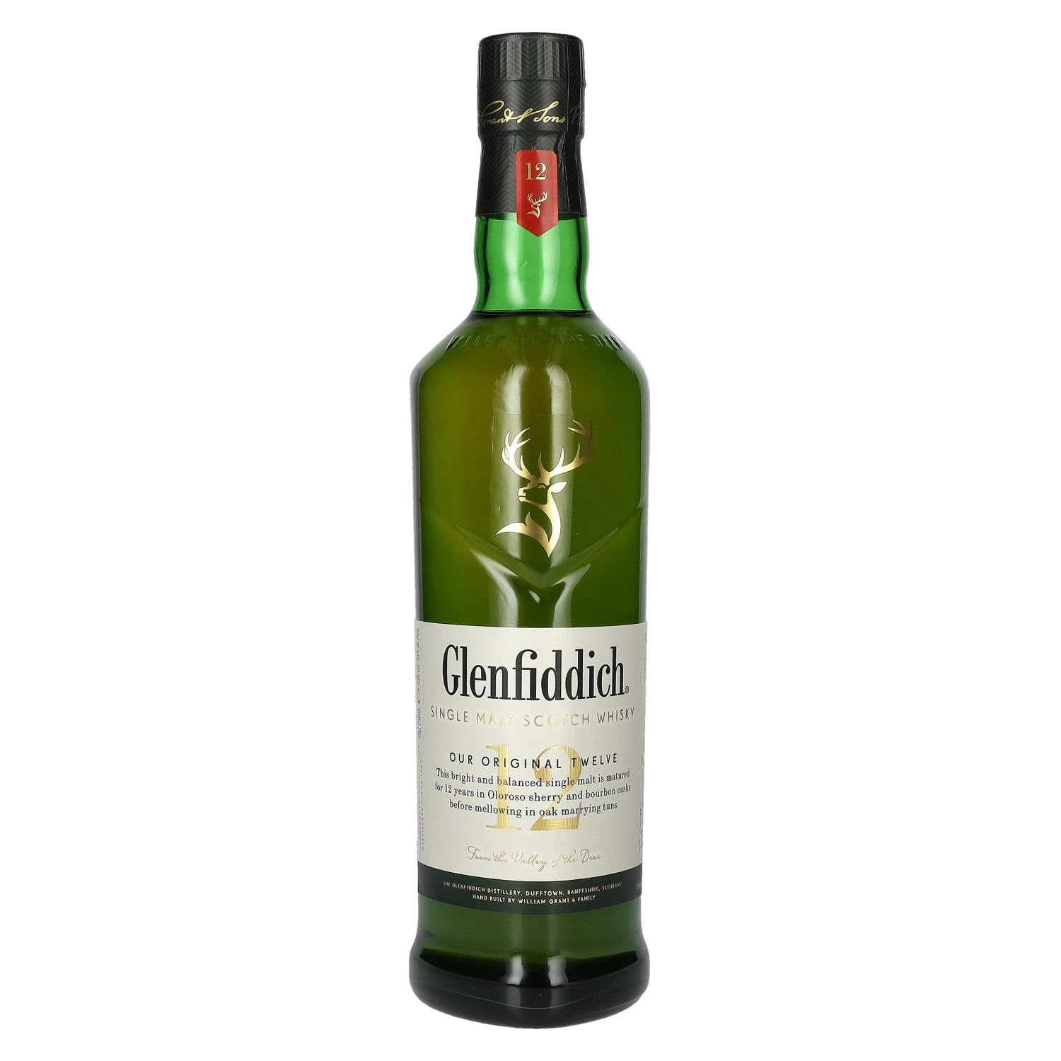 Glenfiddich OUR ORIGINAL TWELVE 12 Years Old Single Malt Scotch Whisky 40% Vol. 0,7l