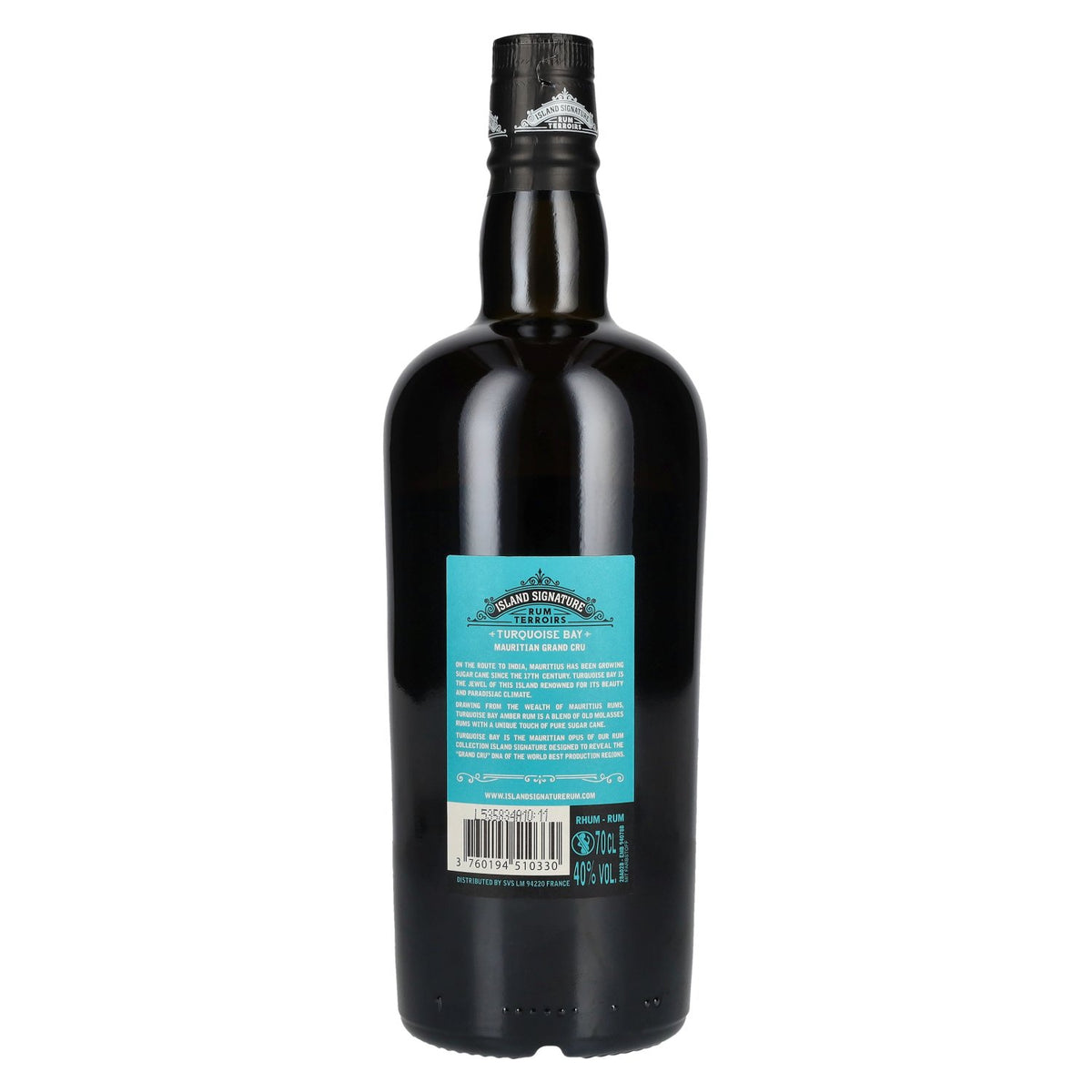 Turquoise Bay Mauritian Grand Cru, rhum de l'île Maurice, 40 % vol., 0,7 l