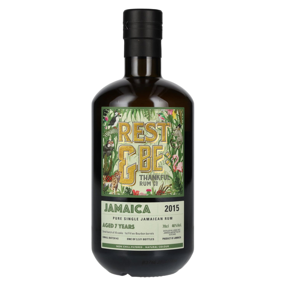 Rest &amp; Be Thankful JAMAICA 7 Years Old Pure Single Jamaican Rum 2015 #2 46% Vol. 0,7l