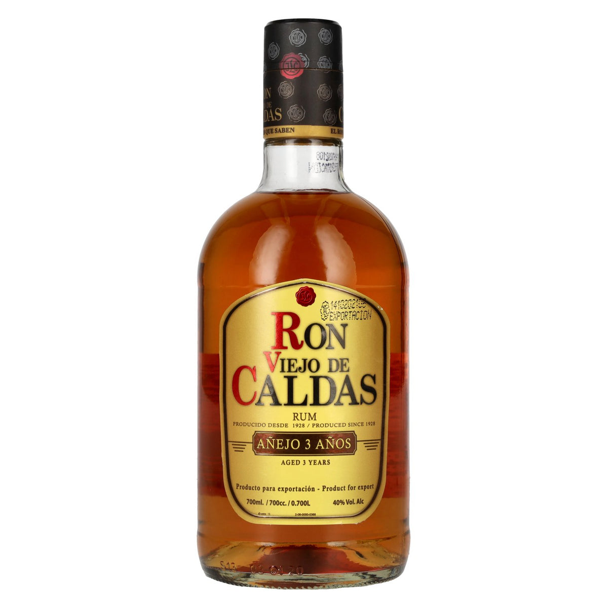 Roner Viejo de Caldas Añejo 3 Años Rum 40% Vol. 0,7l
