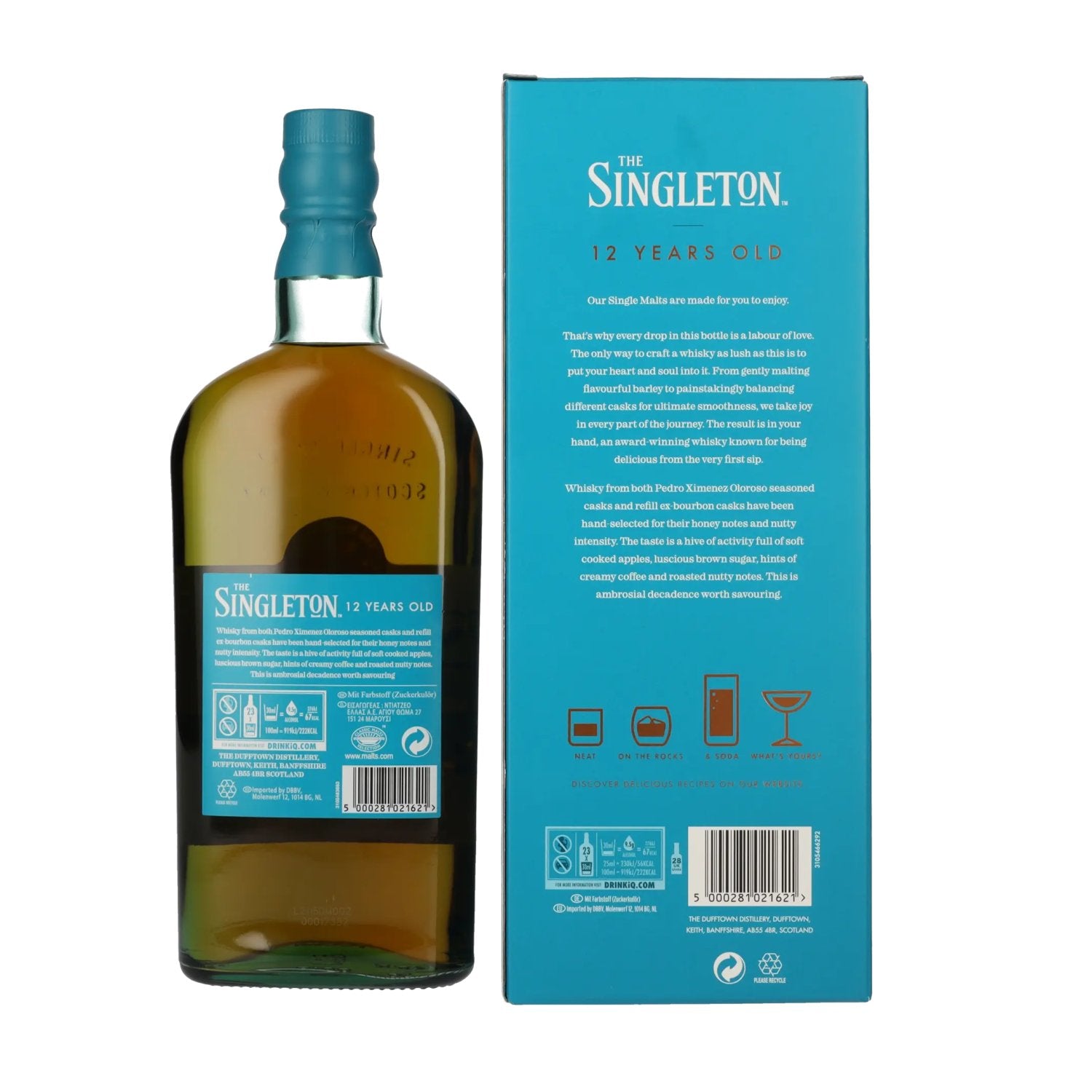 The Singleton Dufftown 12 Years Old LUSCIOUS NECTAR 40% Vol. 0,7l in Geschenkbox