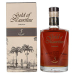 Gold of Mauritius 5 Solera Dark Rum 40% Vol. 0,7l en coffret cadeau