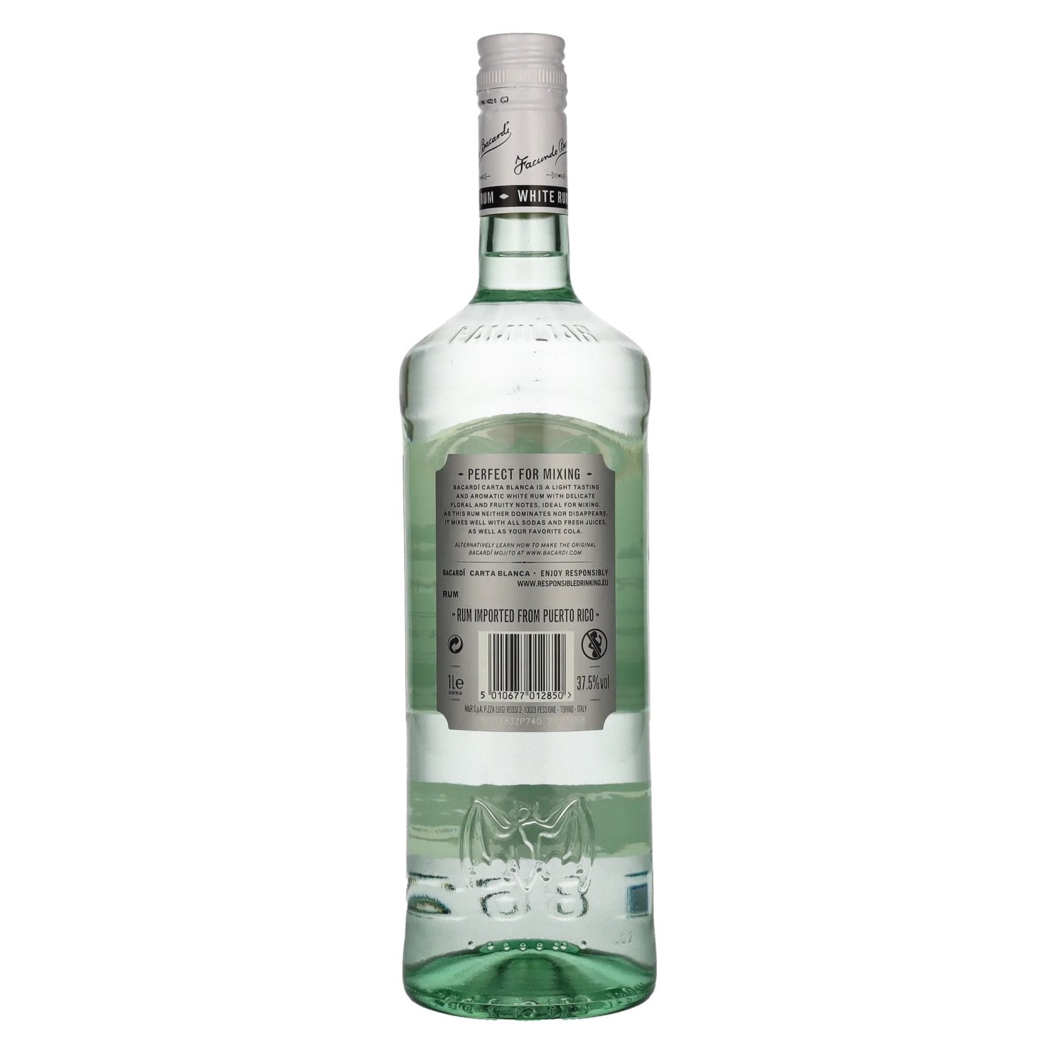 Bacardi Ron Carta Blanca Superior 37,5% vol. 1l