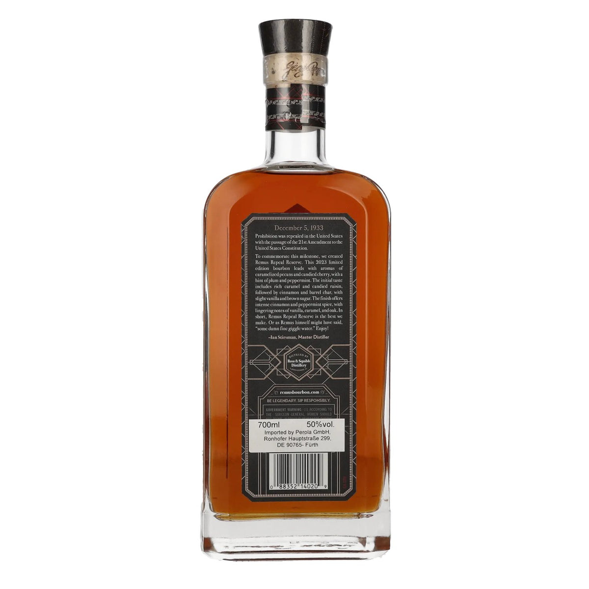 Remus Repeal Reserve Series VII Straight Bourbon Whiskey 50% Vol. 0,7l