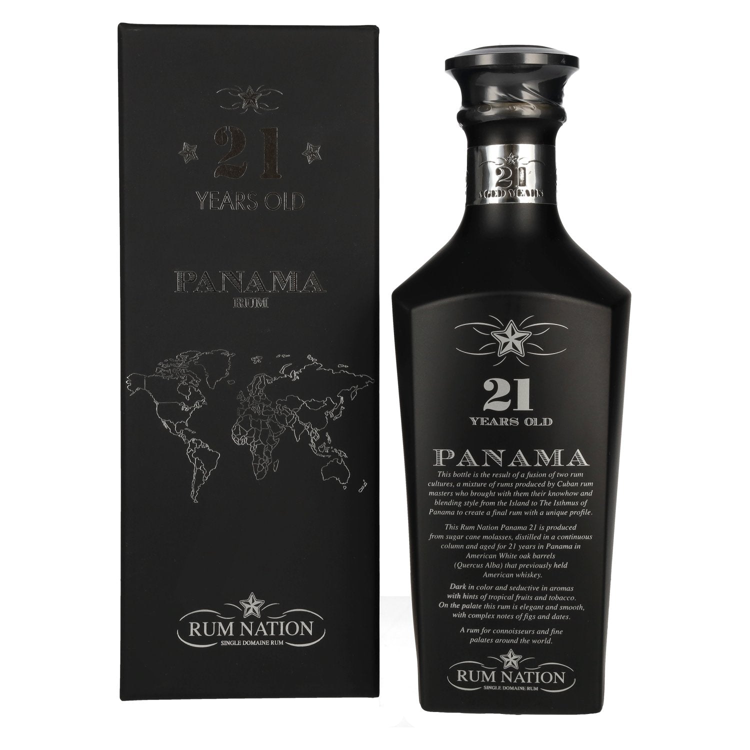 Rum Nation Panama 21 Years Old Black Edition 42% vol. 0.7 l in a gift box