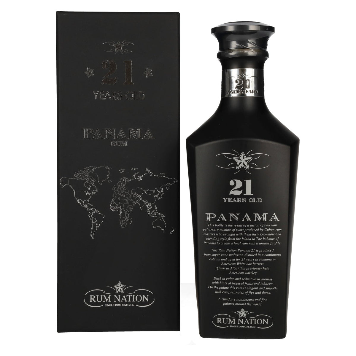Rum Nation Panama 21 Years Old Black Edition 42% vol. 0.7 l in a gift box