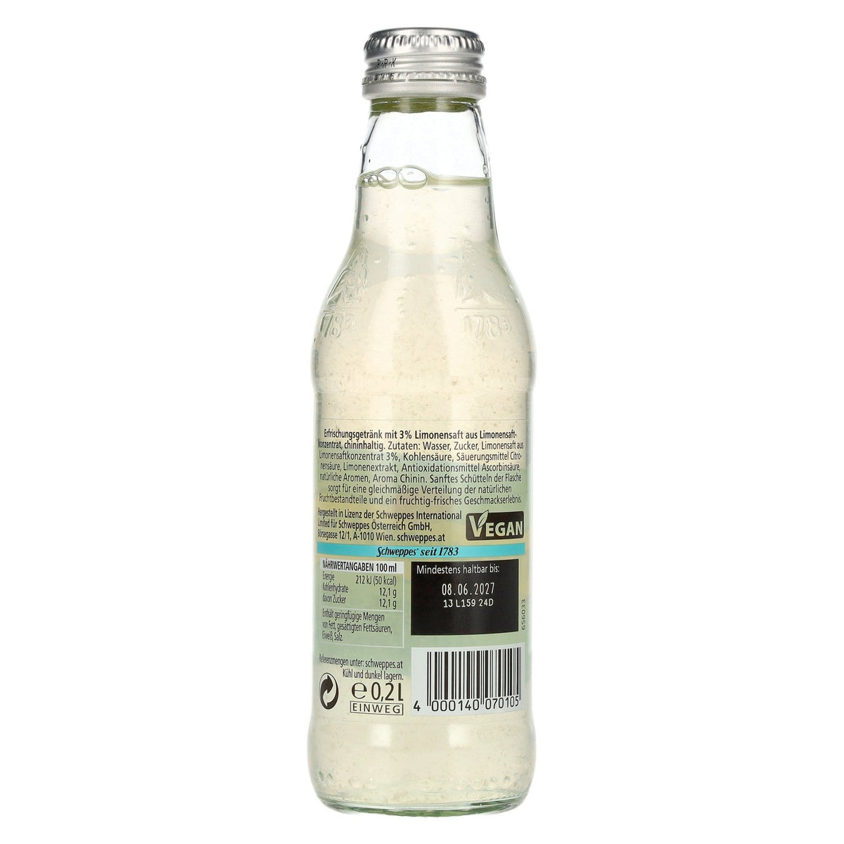 Schweppes Original Bitter Lemon 0.2l