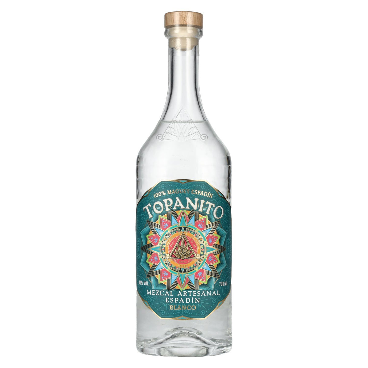 Topanito Mezcal Artisanal Blanc 100 % Mague Espadín 40 % vol. 0,7 l