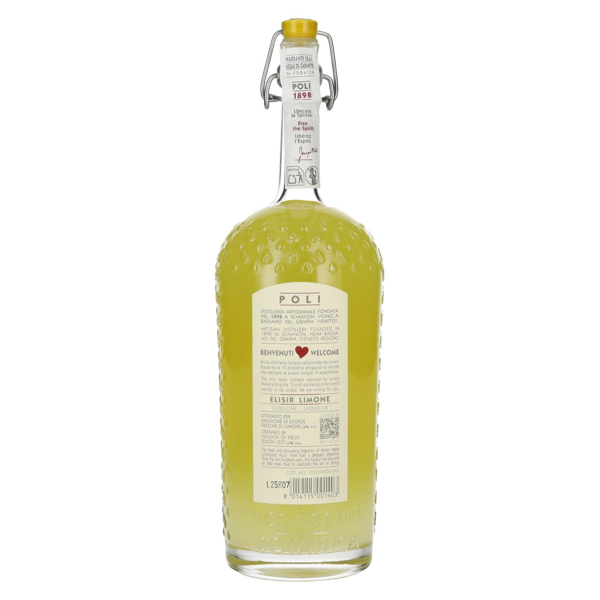 Poli Elisir Limone Liquore 27% Vol. 0,7l