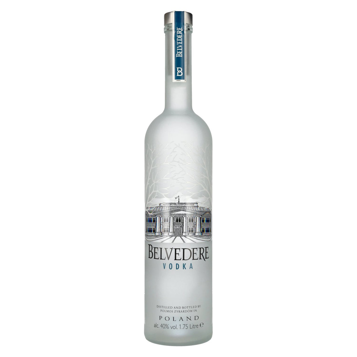 Belvedere Vodka 40% ABV 1.75l + LED light sticker