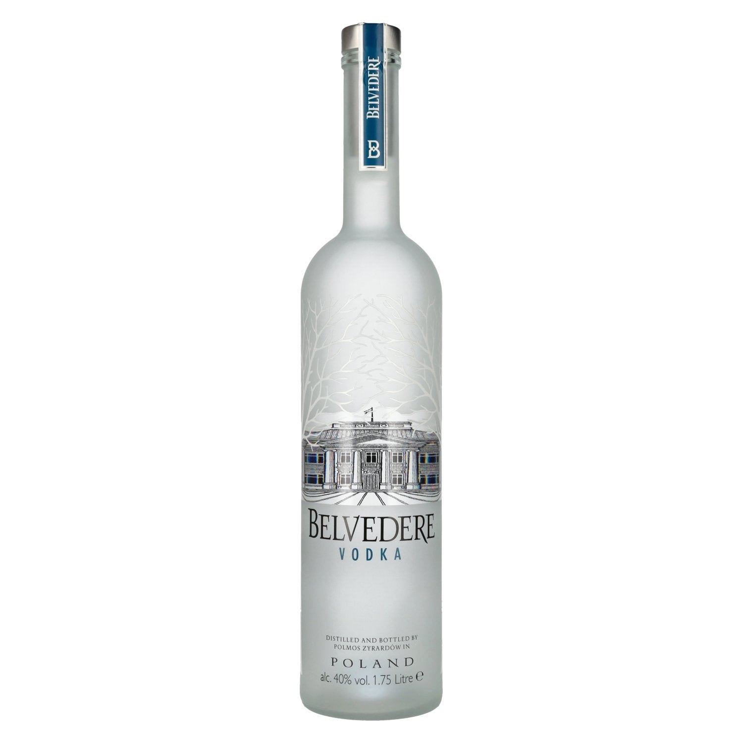 Belvedere Vodka 40% vol. 1,75l + autocollant lumineux LED
