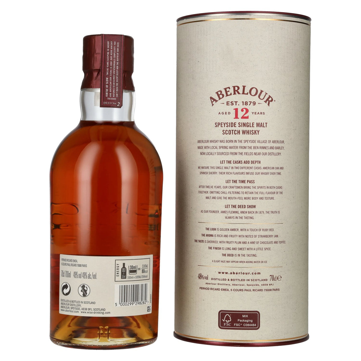 Aberlour 12 Years Old Highland Single Malt 48% Vol. 0,7l in Geschenkbox