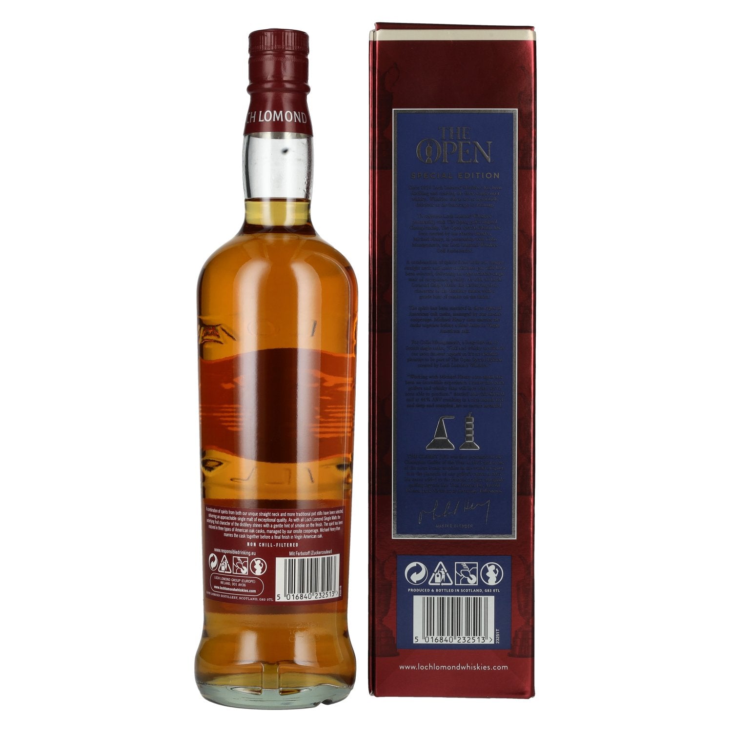 Loch Lomond THE OPEN Single Malt Special Edition 46% Vol. 0,7l en boîte cadeau
