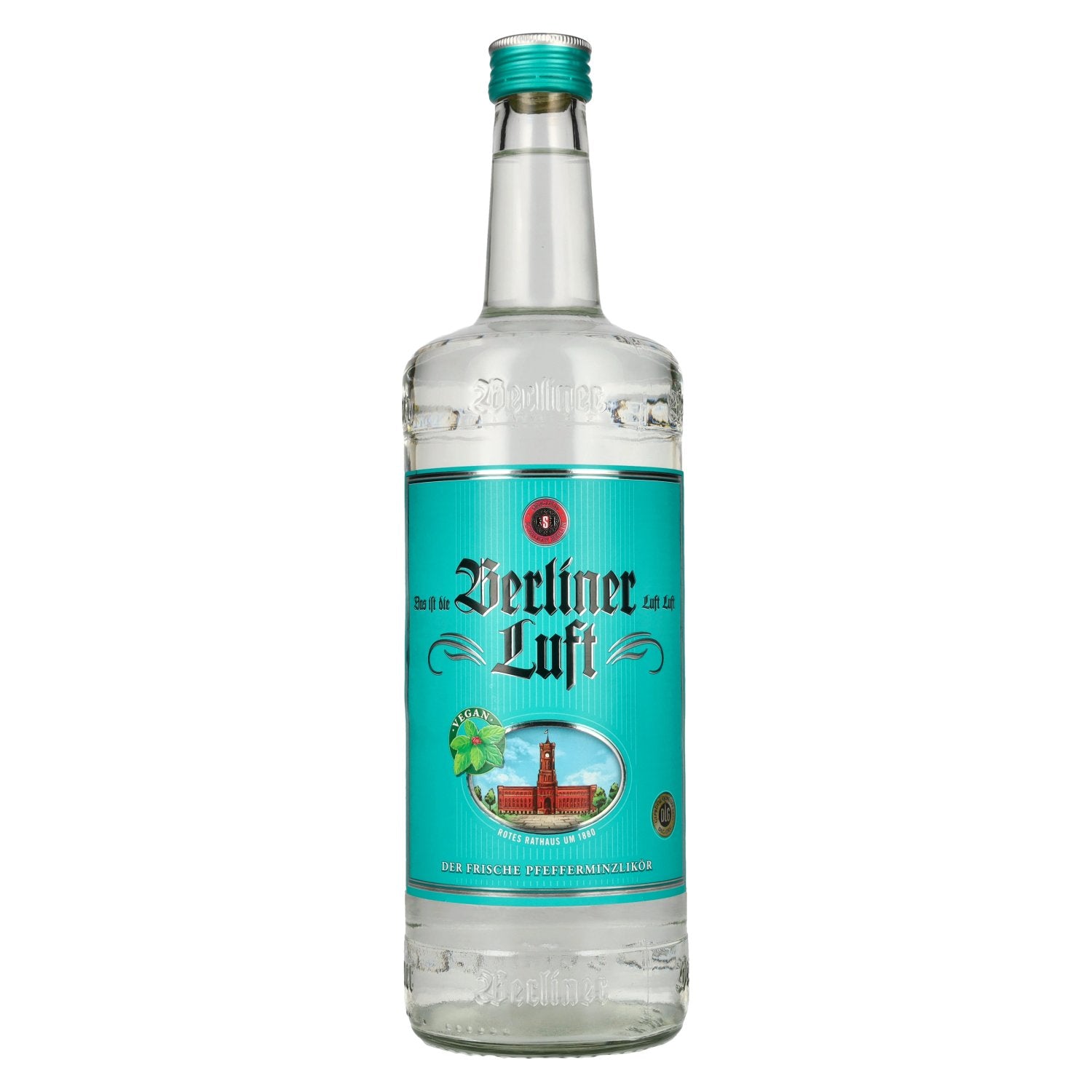 Berliner Luft DER FRISCHE Liqueur de menthe poivrée 18 % vol. 1 l