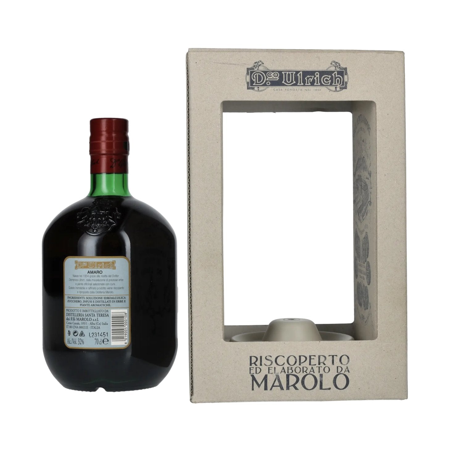 D.Co Ulrich Amaro da MAROLO 32% vol. 0,7l en boîte cadeau