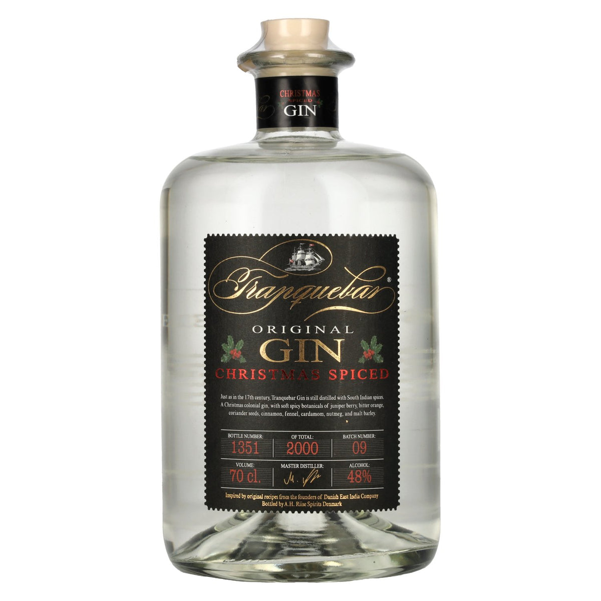 Tranquebar Original Gin Christmas Spiced 48% vol. 0.7l