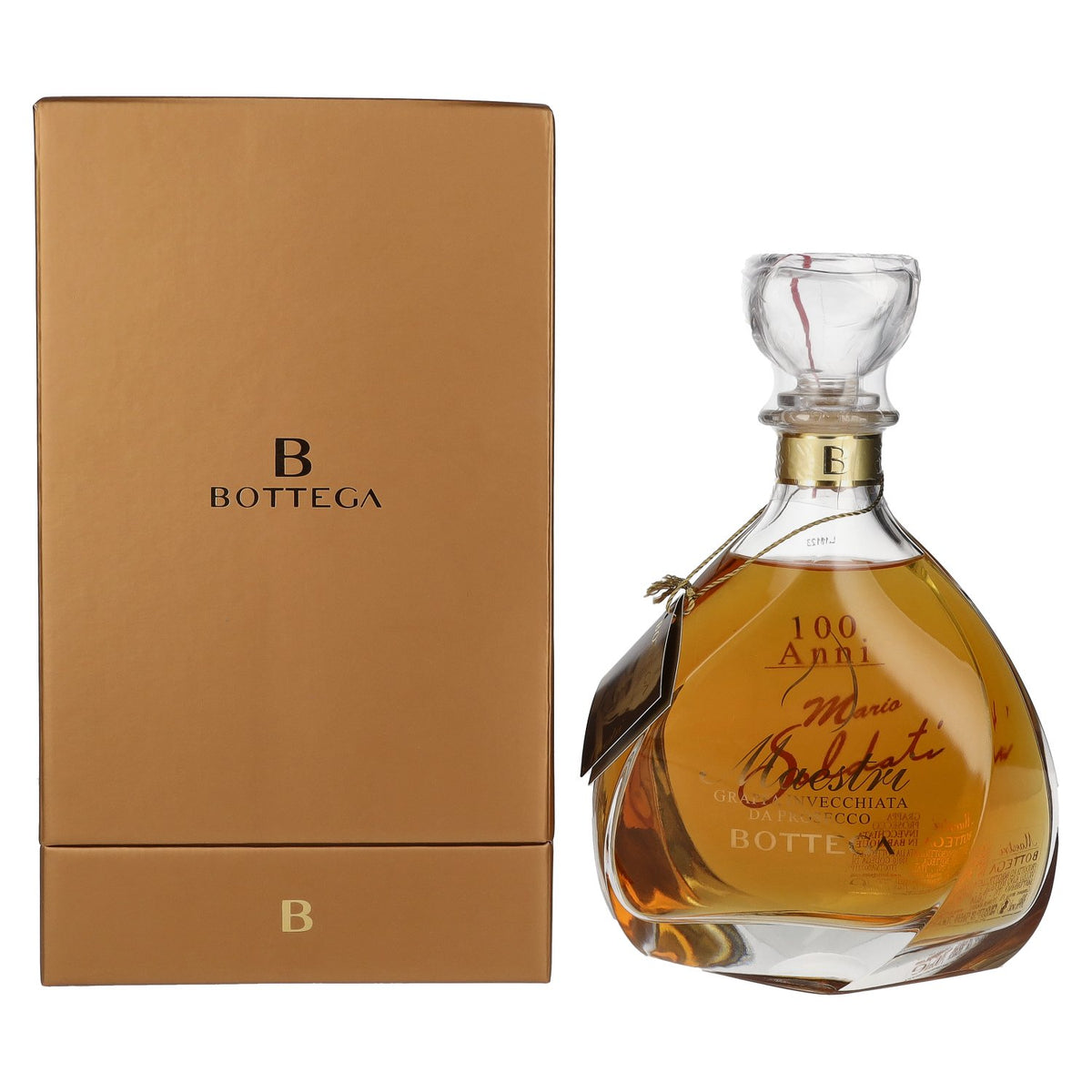 Bottega Grappa Invecchiata da Prosecco Maestri 38% Vol. 0,7l in gift box