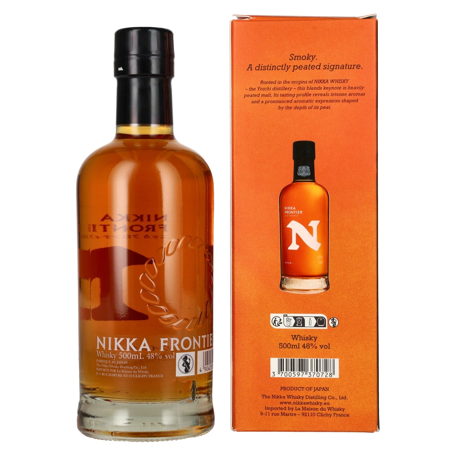 Nikka FRONTIER Blended Whisky 48% Vol. 0,5l in Geschenkbox