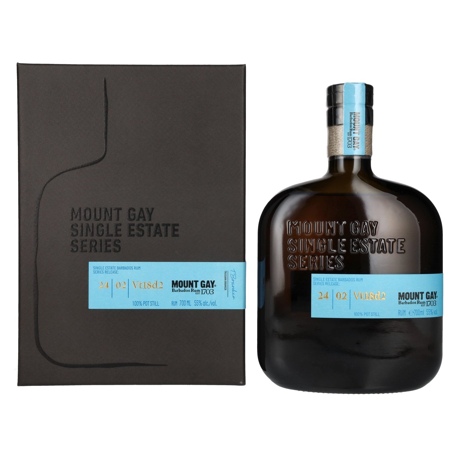 Mount Gay Single Estate Series #24/2 55% vol. 0,7l en boîte cadeau