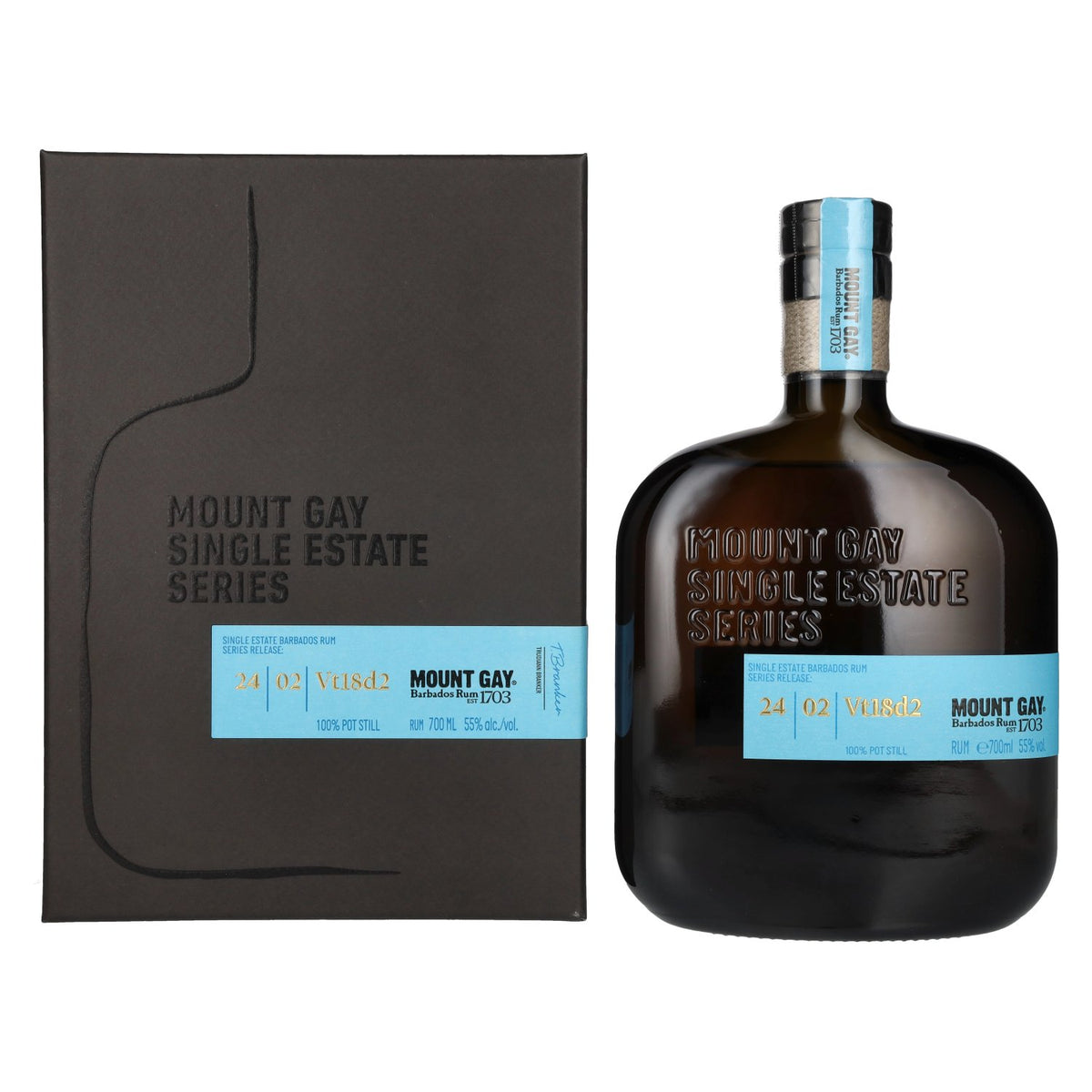 Mount Gay Single Estate Series #24/2 55% Vol. 0,7l in gift box